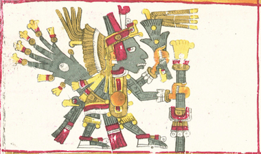 XOLOTL CODICE BORGIA PAGINA 55